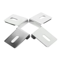 Homoyoyo Metal Mirror Clips for Wall Mounting, Easy Setup, 4-Piece Set for Secure Mirror Installation