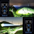 thumbnail image 4 of SUTENGDA 1pc Tactical Flashlight With Zoomable Lens - Rechargeable LED Headlight For Emergencies  Patrol  Outdoor  Camping  Fishing  And Hunting - Waterproof And Powered By 18650 Or 26650, 4 of 6