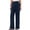 Navy, variant on Women's Cotton Linen Long Pants Summer Drawstring Elastic Waist Flowy Straight Pant Casual Loose Beach Pant with Pocket Beige L(L)