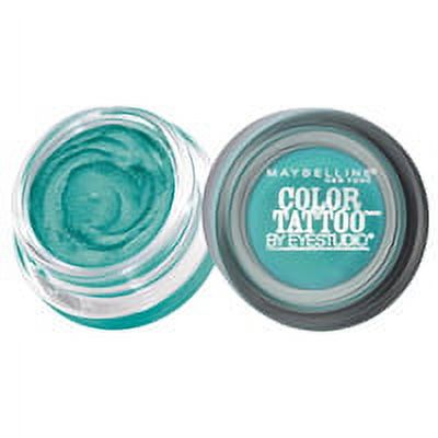 Maybelline New York Eyestudio ColorTattoo 24HR Cream Gel Eye Shadow, Edgy Emerald, 0.14 oz - image 2 of 2