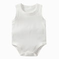 thumbnail image 2 of Baby Onesies Boy Baby Boy Girls Sleeveless Bodysuits Ultra Soft Tank Pajamas Infant Unisex Sleepwear, 2 of 4