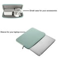 thumbnail image 2 of Mosiso Laptop Sleeve Bag for MacBook Pro 15 Touch Bar A1990/A1707 2018 2017 2016 with Small Case, Water Repellent Neoprene Cover 14inch, 2 of 7