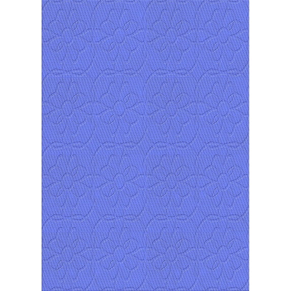 Ahgly Company Machine Washable Indoor Rectangle Transitional Sky Blue Area Rugs, 4' x 6'