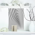 thumbnail image 1 of Fractal Bulgy White 3D Waves - Abstract Canvas Art Print, 1 of 3