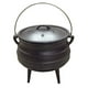 thumbnail image 1 of Cuisiland - Olla de caldero Potjie de hierro fundido de 8.5 cuartos con tapa y 3 patas, olla de foga, 1 of 9