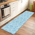 thumbnail image 2 of Runner Rug 2'x6', Blue Spring Floral Washable Non-Slip Hallway Runner Rugs, Farmhouse Flowers Elegant Pastoral Bedside Rugs Floor Mats Carpet Runners for Kitchen Bathroom Laundry Room, 2 of 8