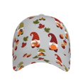 thumbnail image 3 of Wukai Cute Autumn Gnomes Baseball Cap: Comfortable, Stylish, and Adjustable Hat for Sports, Daily Wear, and Outdoor Activities-One Size, 3 of 7