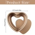 thumbnail image 3 of Inch Heart Shaped Cake Pan, Non Stick Springform Baking with Removable Bottom, Cake Pan for Cheesecake and Chiffon Cake, 3 of 5