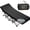 Black, variant on Camping Cot Mattress 2in Memory Foam Sleeping Pad,Soft Warm Non-Slip Camping Mattress Topper with Retaining for Adults,Portable Roll up Pad for Travel(only Mattress)
