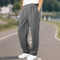 thumbnail image 3 of Efsteb Boys Joggers Sweatpants Straight Leg Baggy Pants Casual Elastic Waist Athletic Joggers Sweat Pants with Pockets (Dark Gray,8-9Years), 3 of 6