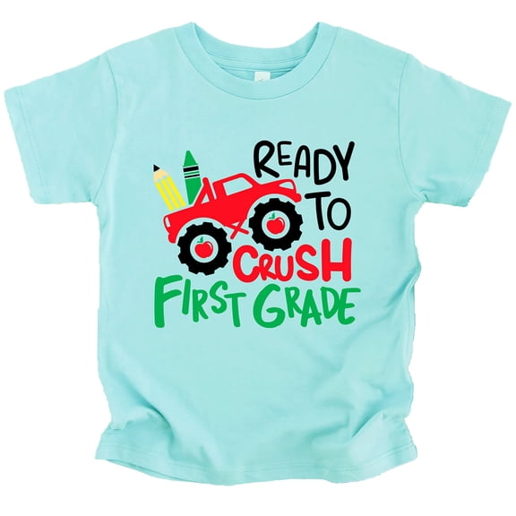Crush 1st Grade First Day of School Gift Back to School Chill Shirt Youth Medium