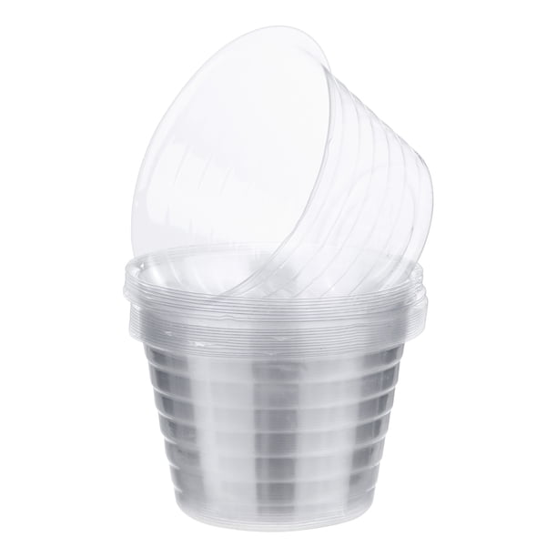 Uxcell 20-Pack Platillos para Macetas, Platillos de Plástico de 5 Pulgadas para Macetas, Bandeja de Goteo para Macetas de Interior y Exterior