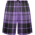 thumbnail image 2 of GZHJMY Buffalo Plaid Pajama Pants Short for Men, Lounge Pants Lightweight Men Pajama Bottoms with Drawstring Pockets, Christmas New Year Birthday Gifts, Large, 2 of 7
