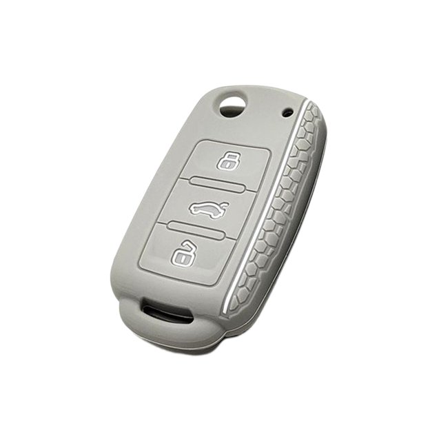 Funda de silicona con mando a distancia para mando a distancia, funda de protección para mando a distancia Gris Zulema Caso de la cubierta clave