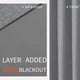 thumbnail image 3 of Cortinas separadoras de ambientes Blackout Joydeco, color gris claro, 70 x 240 cm, 3 of 6