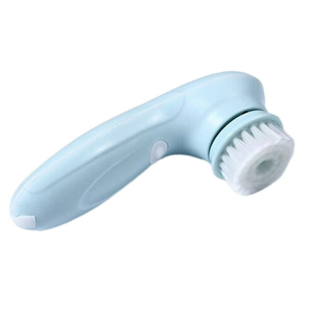 Qarigey Cepillo de limpieza facial eléctrico, cepillos de de espinillas giratorios automáticos profundos recargables, dispositivo de Cuerpo del baño Azul