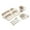 C, variant on Kitecy 6PC White Divided Plate Set,Non-Slip Split Tableware for Feeding,A,1PC