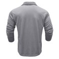 thumbnail image 5 of Men's Oversized-Fit Crewneck Sweatshirt Men's Long-Sleeve Lightweight French Terry Crewneck Pullover Sweatshirt Athletic Workout Sweat Shirt Casual Loose fit Long Sleeve Pullover Tops for Men, 5 of 7