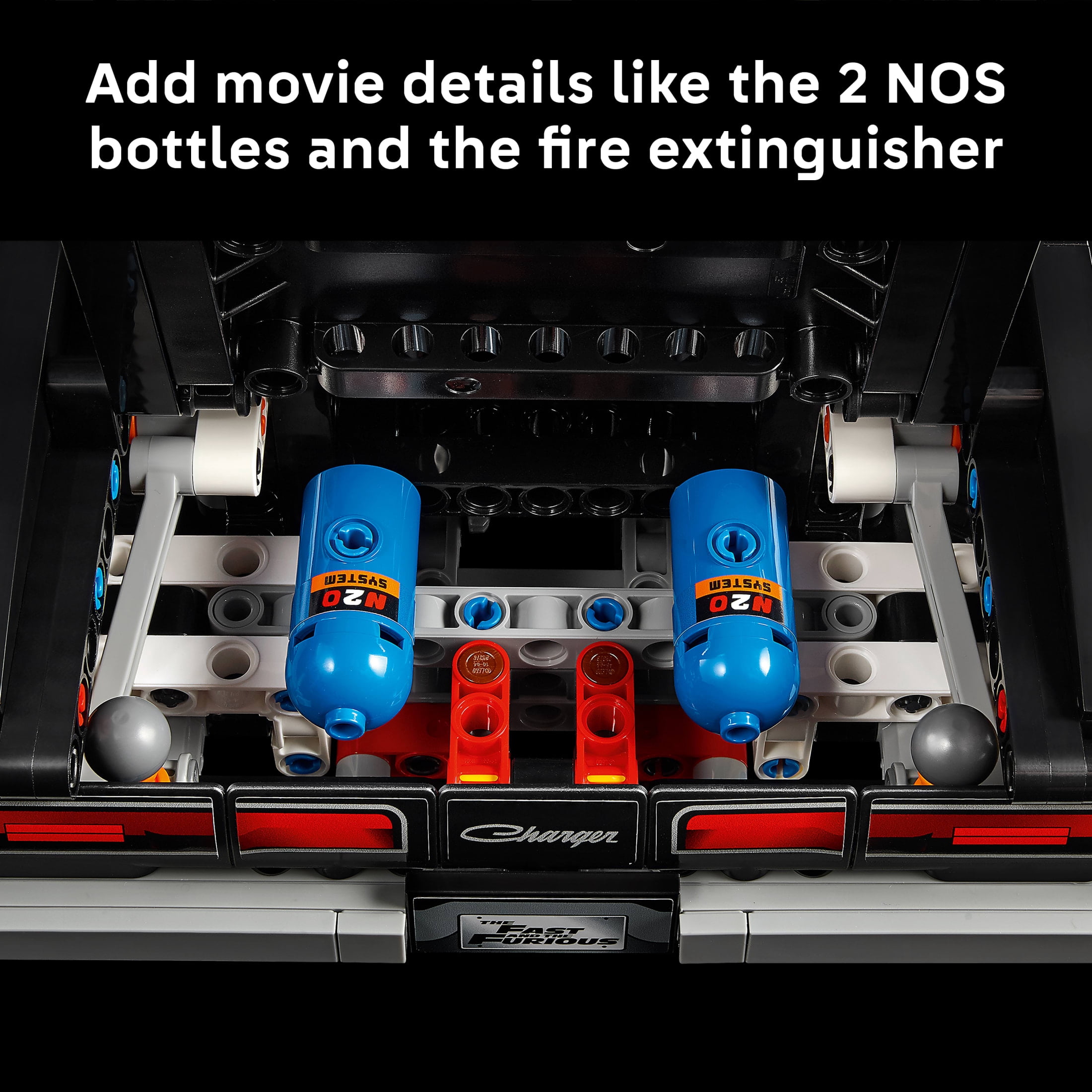 LEGO Technic Fast and Furious Dodge Charger R/T Car - Building Set for Adults, Ages 18+ - Collectible Model Car Kit for Fans - Detailed Features - Gift for Birthdays - 42231