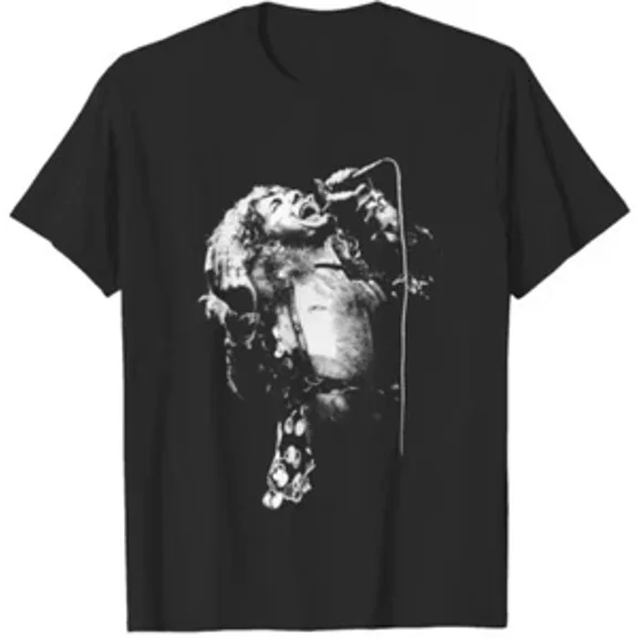 RARE Robert Plant T-Shirt Unisex Short Sleeve T-Shirt All Sizes S-5Xl