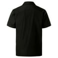 thumbnail image 3 of T-Shirt à Col Rabattu pour Hommes Printemps/été - Design à Poche et Bouton, Polyester/Spandex, Tailles M-TTTTG (Buste 116-154cm), 3 of 8