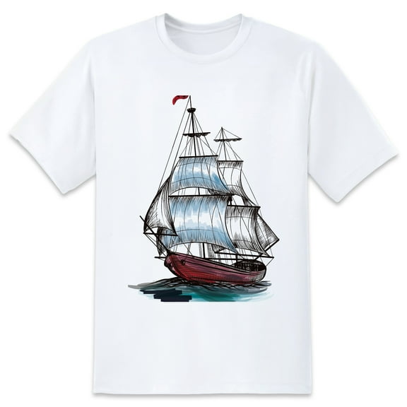 Men's Graphic TeeShip (2) Letter Print T-Shirts Round Neck Short Sleeves Sizes XS-5XL Summer Daily Casual Tops