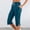 Blue, variant on Business Casual Pants for Women Trendy Mid Waist Lightweight Joggers Leisure Loose Fit Solid Color Pants with Pockets Classic 7/8Th Pants