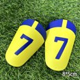 thumbnail image 3 of 1 par de mini espinilleras de fútbol, protector de piernas, resistente al desgaste, amortiguador, protector de piernas, tabla de caña para entrenamiento de fútbol, 3 of 5