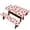 Pink Strawberry, variant on Yuyamidu Maple Leaf Picnic Table Cover with Bench Covers Non Slip Outdoor Tablecloth with Elastic Edge Washable Camper Fitted Table Cover Fall Decor