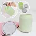 thumbnail image 5 of Bote De Basura De Mesa Pequeño, Mini Bote De Basura De Escritorio Bote De Basura De Mesa De Cocina Portátil con Tapa con Botón, para Tocador, Dormitorio, Encimera (Verde, 5 of 5