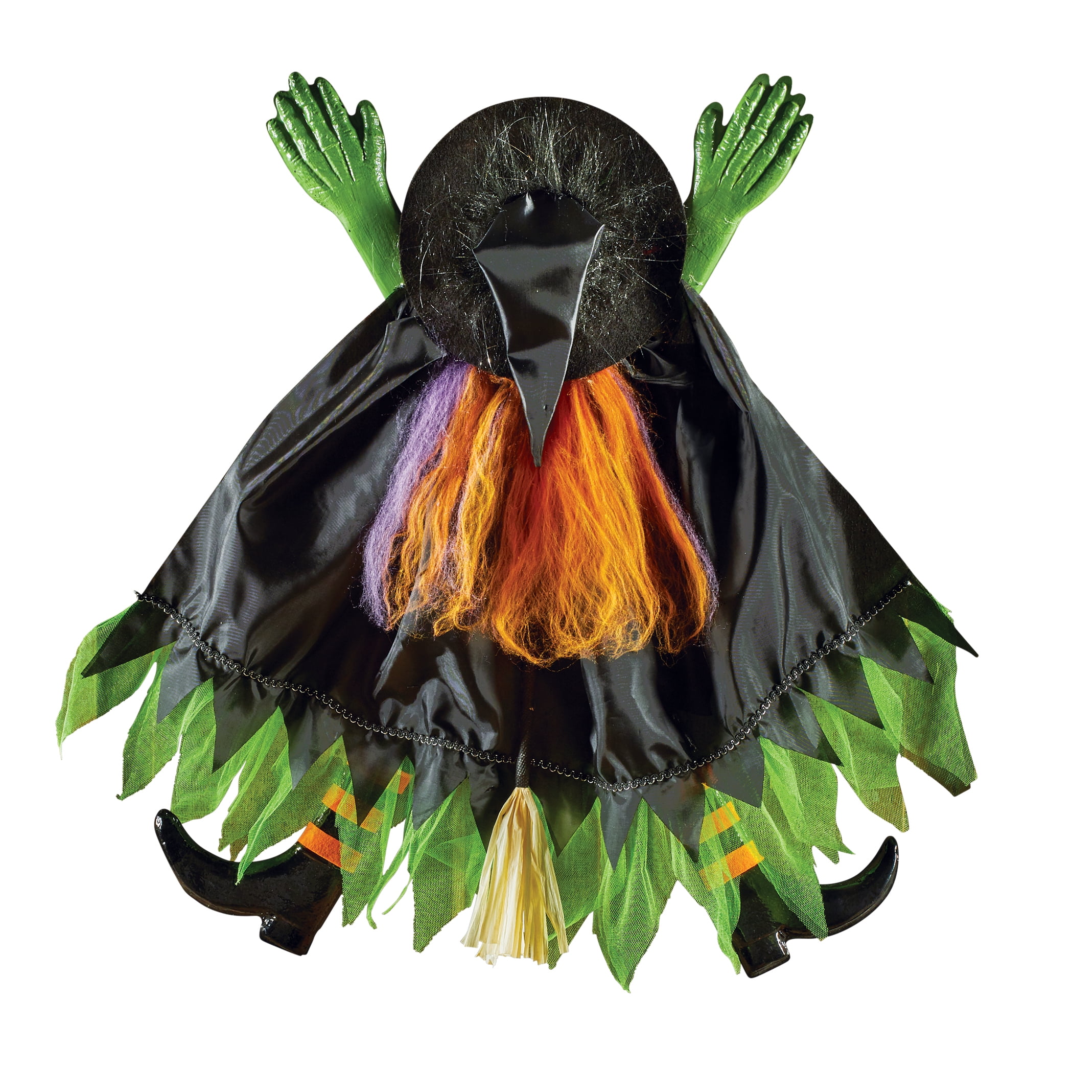 Crashing Flat Witch Halloween Wall Decoration Halloween Home Dcor Halloween quilt