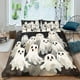 thumbnail image 2 of Funda nórdica Queen Size Kawaii Ghost Funda nórdica Happy Halloween Night Duvet, 2 of 7