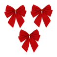 thumbnail image 2 of Adornos Navideños onlyliua para Interior/Exterior con Lazo Rojo para Año Nuevo Adorno para el Árbol de Navidad Tres Accesorios Esenciales, 2 of 6
