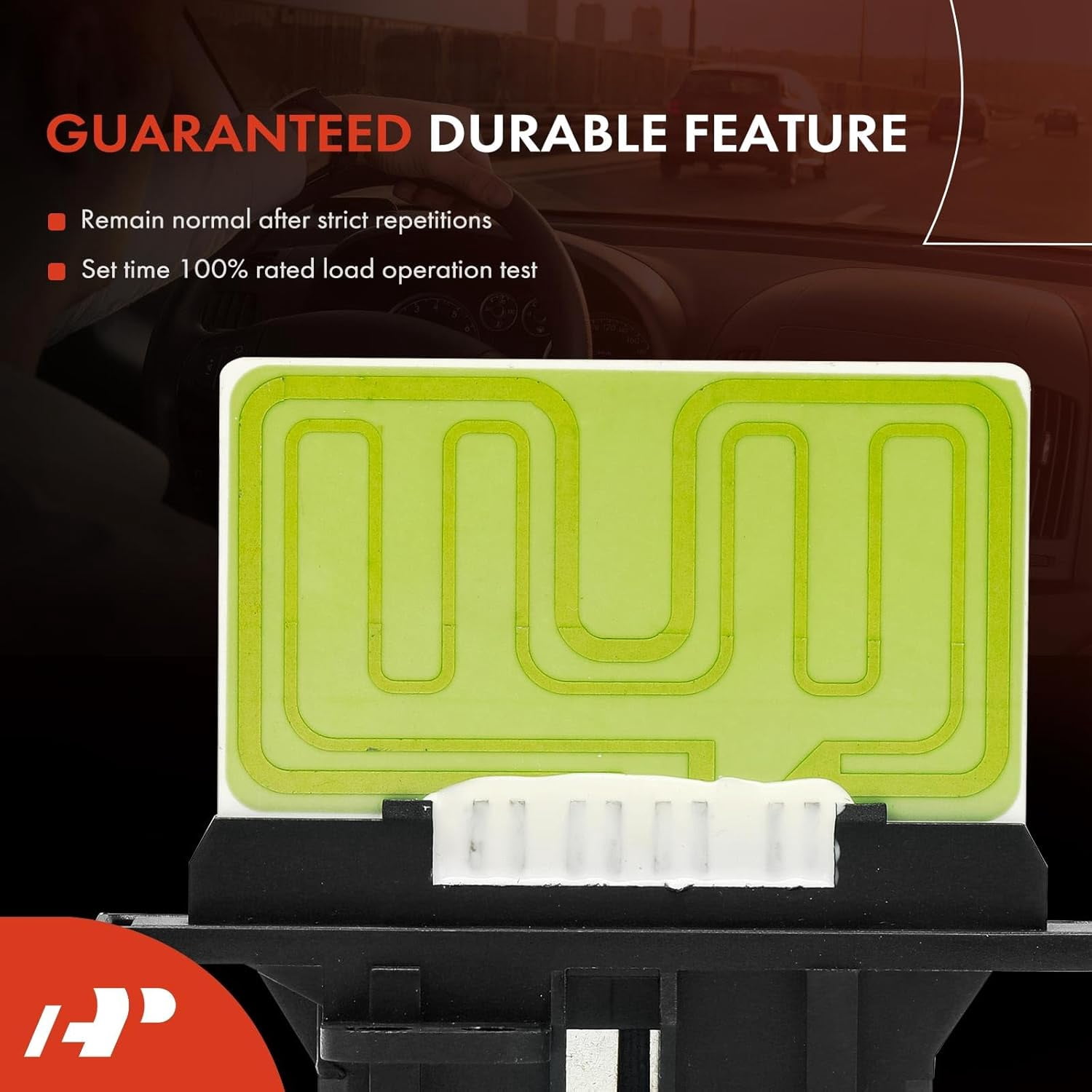 A-Premium HVAC Blower Motor Resistor Compatible with Nissan Vehicles - Quest 1999 2000 2001 2002 - Rear Side, Replace# XF5Z19A706AA, 271507B000