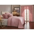 thumbnail image 1 of Better Trends BSWRDOPI Wedding Ring Collection Full-Double Size Bedspread, Pink, 1 of 5