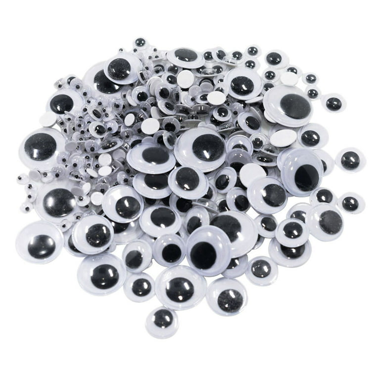 Box of 700 Pieces Assorted Size Self Adhesive Sticky Wiggle Googly Eyes