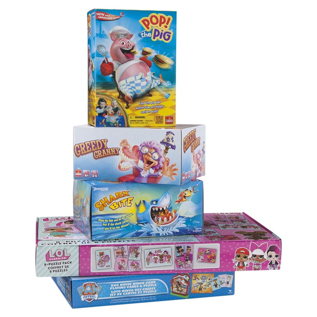 Goliath Pop The Pig Children's Game - Belly-Busting Fun, Feed Him Burgers,  His Belly Grows 