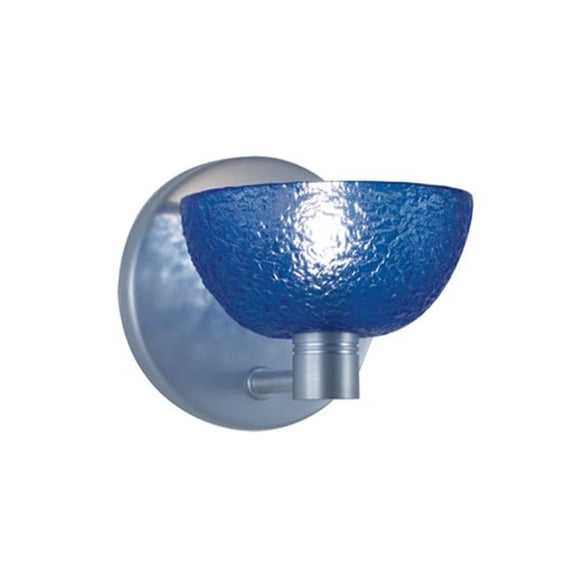 Jesco Lighting WS291-BU 1 Light Wall Sconce Boule - Series 291- Satin Nickel base