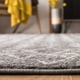 thumbnail image 4 of SAFAVIEH Tulum Goddard Moroccan Geometric Runner, 2' x 6', Dark Grey/Ivory, 4 of 7