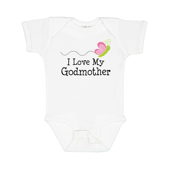 Inktastic I Love My Godmother Girls Baby Bodysuit