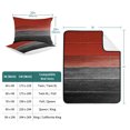thumbnail image 7 of Queen Quilt Set 90''x96'', Red Gray Black Lightweight Bedspread Coverlet Set with 2 Pillow Shams, Vintage Country Gradient Wooden Grain Breathable All Season Quilt Bedding for Bedroom/Guest Room, 7 of 7
