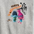thumbnail image 3 of Trolls Movie - Halloween - Poppy & Branch - Happy Trolloween - Toddler And Youth Crewneck Fleece Sweatshirt, 3 of 5