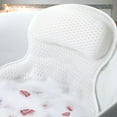 thumbnail image 1 of Bathtub Pillow with Advanced Air Mesh for Head Neck and Back Support Relaxing Spa Cushion Features Secure Suction Cups, 1 of 3