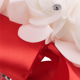 thumbnail image 4 of Beautiful Wedding Bouquet Bridal Bridesmaid Flower wedding bouquet artificial flower rose bouquet white bridal bouquets-Red&White Ribbon, 4 of 5