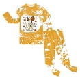 thumbnail image 2 of CAICJ98 Toddler Boy Halloween Pajamas Pumpkin Ghost Girl Pajamas Soft Cotton Long Sleeve Pjs Set Kids 2 Piece Snug Fit Sleepwear (5-6 Years,Yellow), 2 of 8