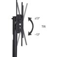 thumbnail image 4 of Yaheetech Chariot TV Roulant/mobile avec Roues pour Téléviseurs LCD LED 4K 32-75 Pouces, Support TV au Sol avec Étagère Supporte jusqu'à 100 lbs, Chariot Réglable en Hauteur Max VESA 600x400mm, 4 of 7