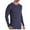 Denim Blue Heather, variant on Hanes Men's Big & Tall Waffle Knit Long Sleeve Crew Cozy, Classic Comfort
