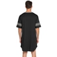 thumbnail image 4 of Ekouaer Pajamas Men's Soft Sleepwear Casual Loungewear Short Sleeve Nightgown Shirts, 4 of 6