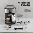 thumbnail image 5 of CRZOE 20Bar Latte Machine, Espresso and Cappuccino Machine with Automatic Milk Frother, 3 in 1 Professional Semi-Automatic Espresso Maker with Dual Heating System & Capsule Compatible, 5 of 7