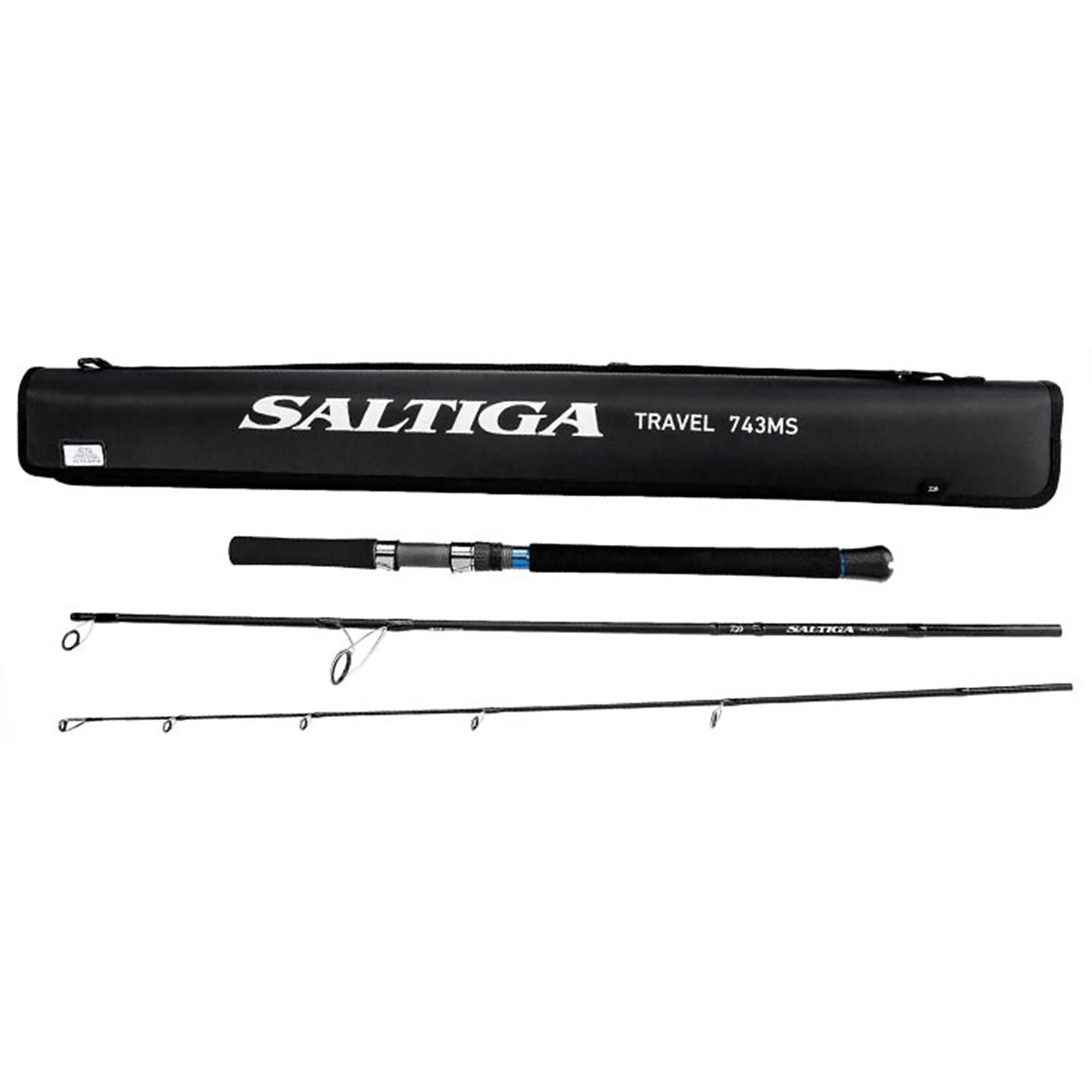 Daiwa Carbon Case Travel Spinning Rod and Reel Combo Kit